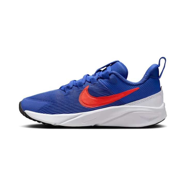 Nike Nike Star Runner 4 Comfortable And Breathable Slip Resistant Abrasion Resistant Low top Kids' Running Shoes Blue