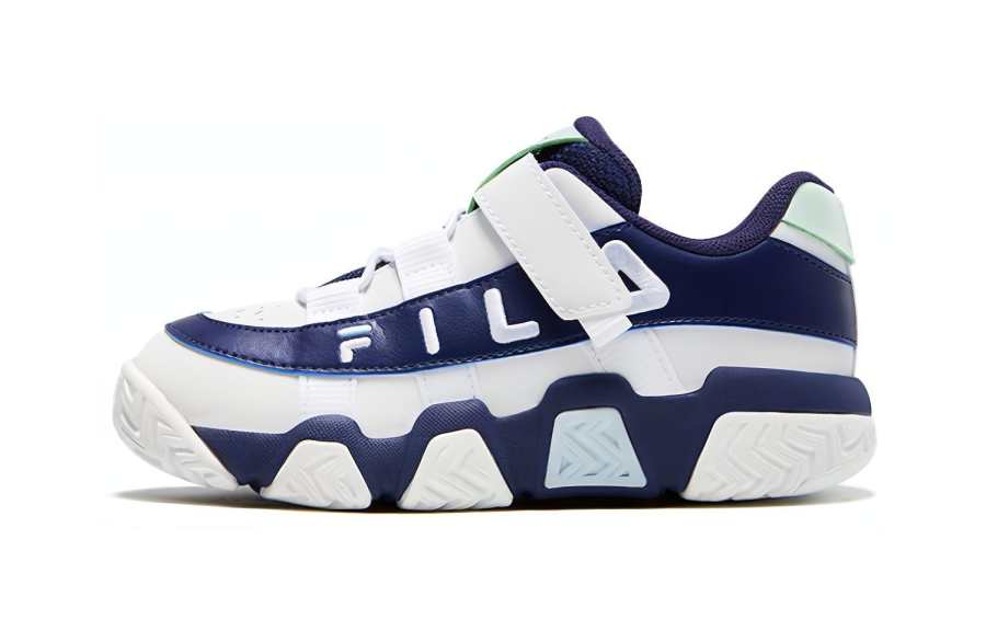 FILA KIDS Comfortable Abrasion Resistant Breathable Abrasion Resistant Breathable Low top Children's Basketball Shoes