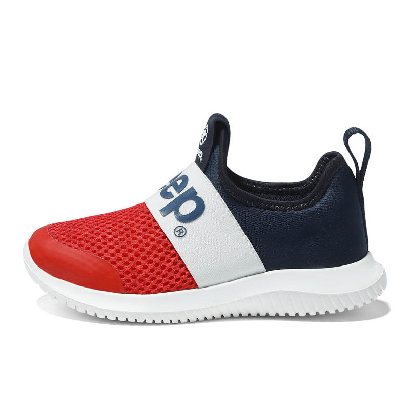 Jeep Color Block Style Mesh Kids Lifestyle Shoes China Red/Cool Black Kids'