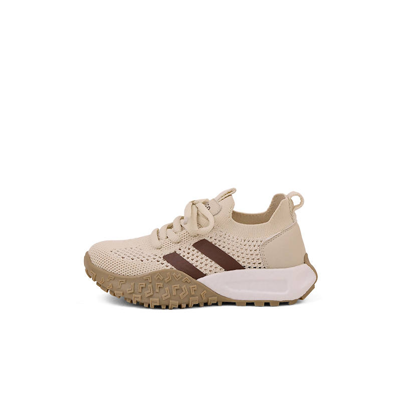 XIAOZHUBANNA Breathable Support Breathable Support Kids Lifestyle Shoes Beige Apricot Kids'