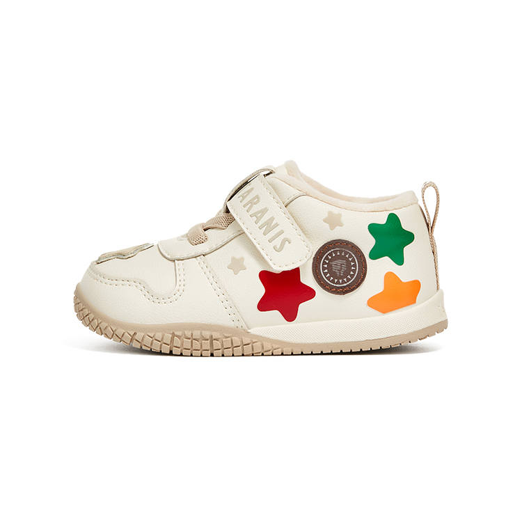 TARANIS Pre Walking Baby Shoes White Apricot Infant And Toddler
