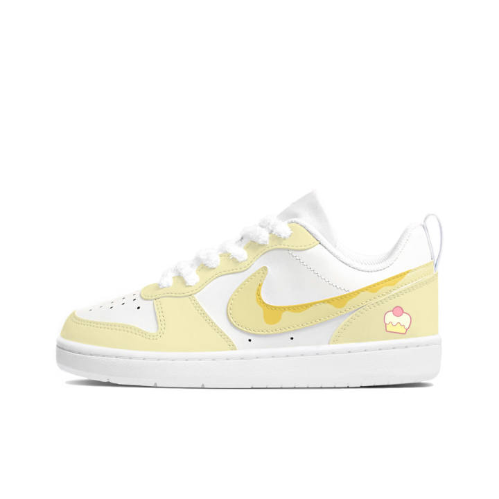 Nike Nike Court Borough Low 2 Leather Slip Resistant Cushioning Abrasion Resistant