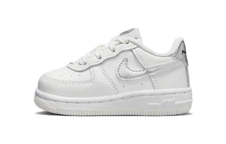 Nike Nike Air Force 1 SE Synthetic Leather Low top Skateboard Shoes White Infant And Toddler