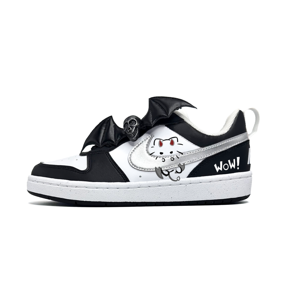Nike Nike Court Borough Demon Kitten Synthetic Leather Slip Resistant Abrasion Resistant Slip Resistant Abrasion Resistant