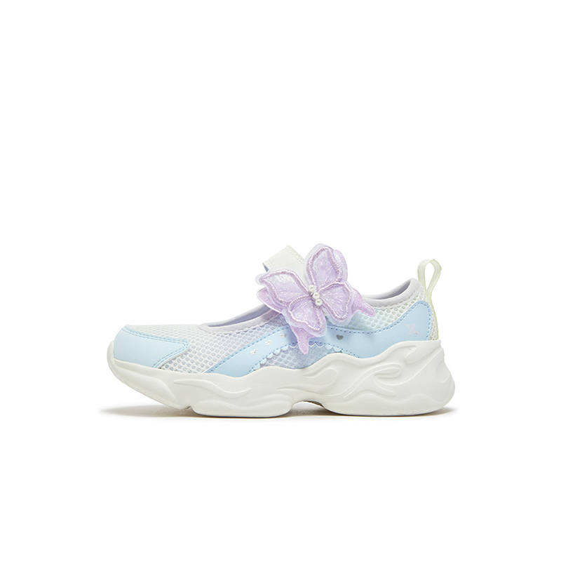 XTEP Slip Resistant Support Low top Casual Shoes Moon Blue Sail White Kids'