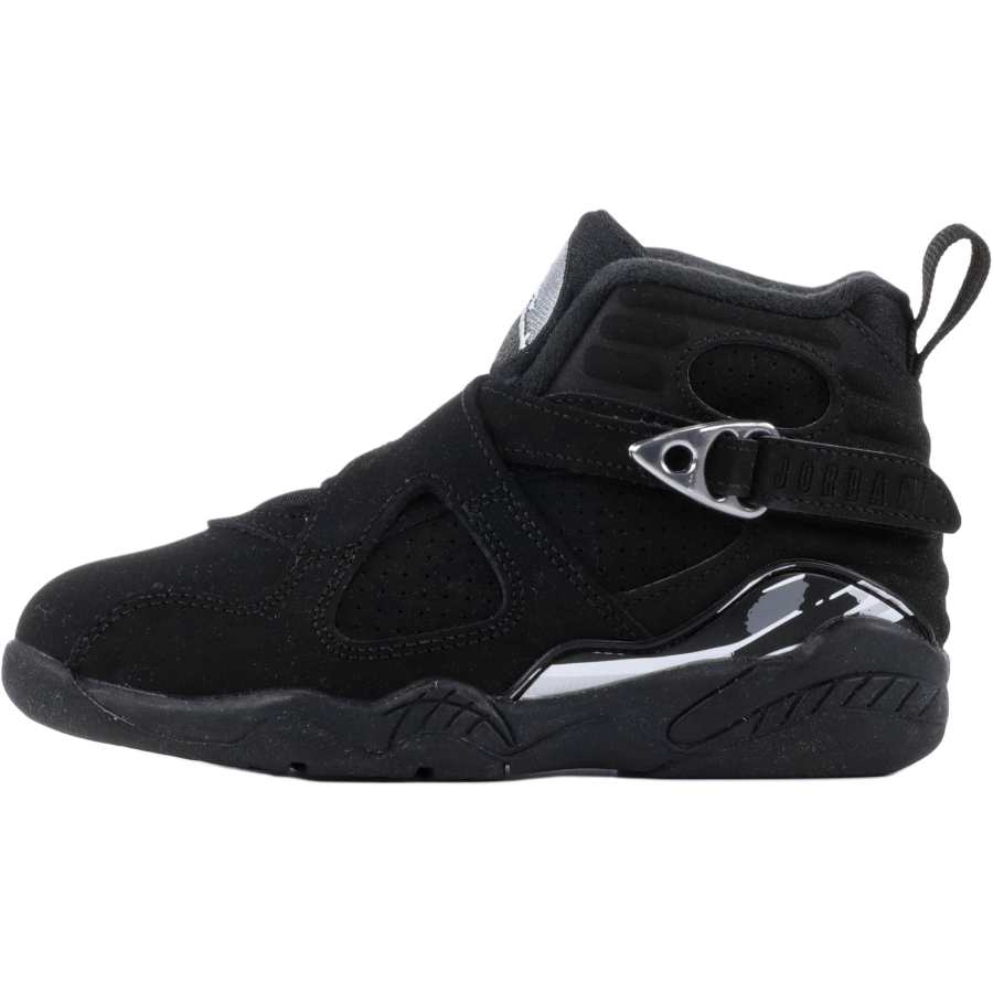 Jordan Jordan Air Jordan 8 High top Children's Basketball Shoes Black Children Aged 3 7 Years Old