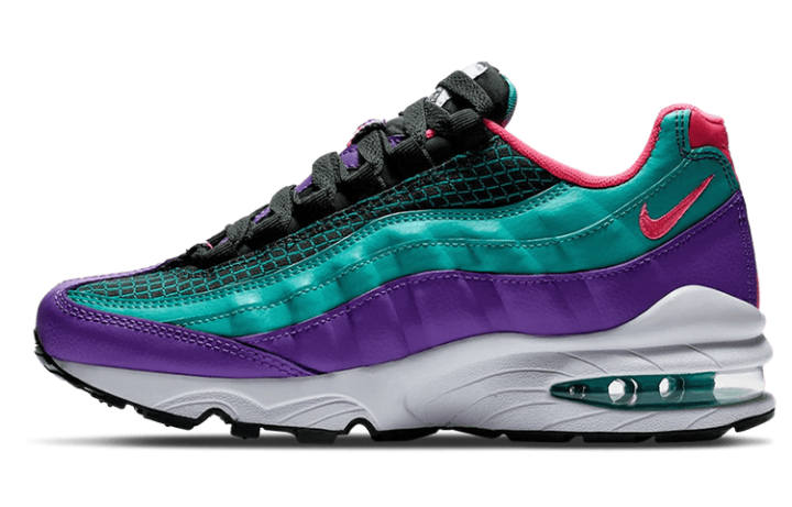 Nike Nike Air Max 95 Now Outdoor Green Hyper Grape GS