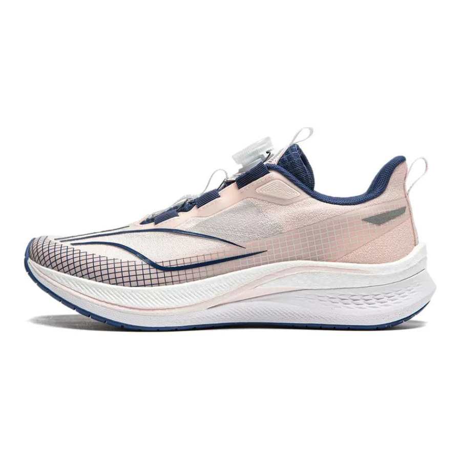 Li-Ning YOUNG Li Ning YOUNG Red Hare 7 PRO YOUNG Low top Running Shoes Pink Blue White Teenagers