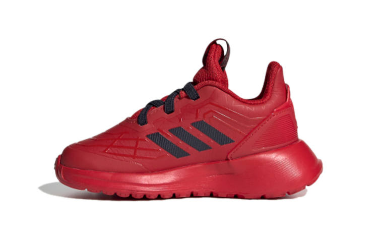 Adidas Adidas Run ''Spider Man'' El I Synthetic Leather Abrasion Resistant Low top Toddler Shoes Red Infant And Toddler