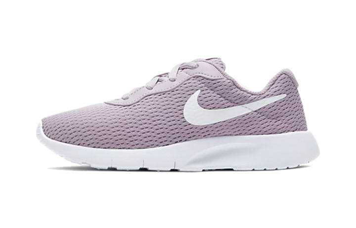 Nike Nike Tanjun Kids Lifestyle Shoes White Purple Children Aged 3 7 Years Old