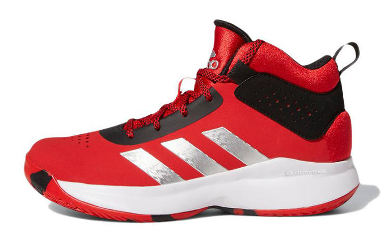 Adidas Adidas Cross Em Up 5 Mid top Basketball Shoes Red Kids'