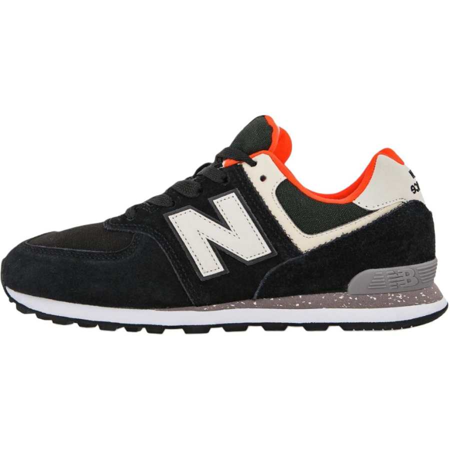 New Balance New Balance NB 574 Cushioning Low top Kids Lifestyle Shoes Black Teenagers