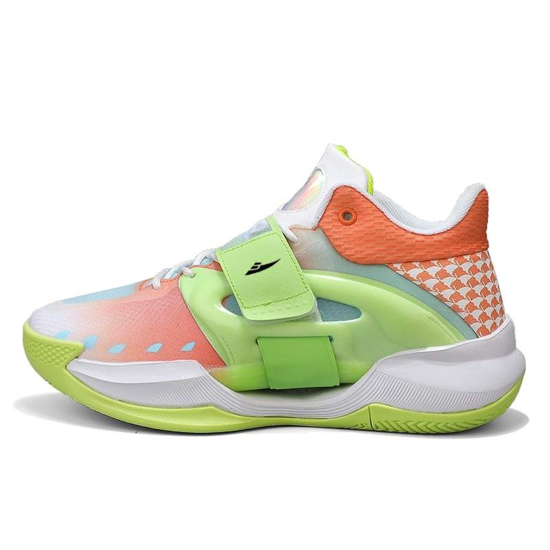 KUDING Mesh Cushioning Mid top Basketball Shoes Unisex