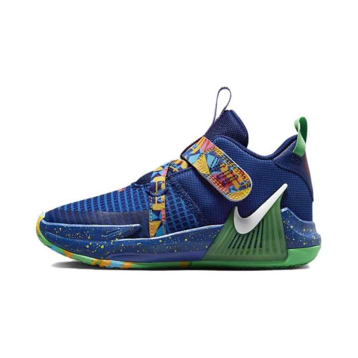Nike Nike Lebron 7 Low top Children's Basketball Shoes Blue Children Aged 3 7 Years Old