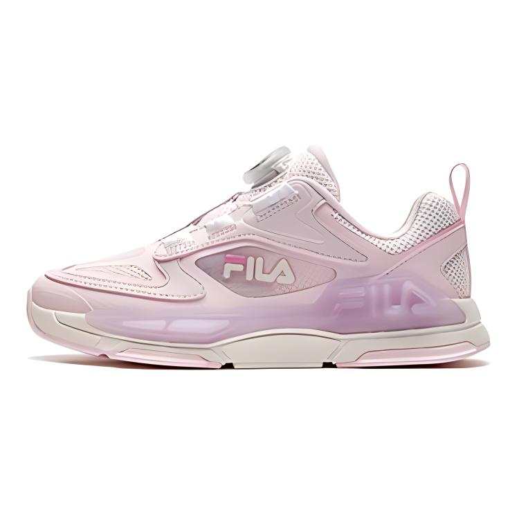 FILA KIDS Slip Resistant Abrasion Resistant Low top Kids' Running Shoes Pink Teenagers