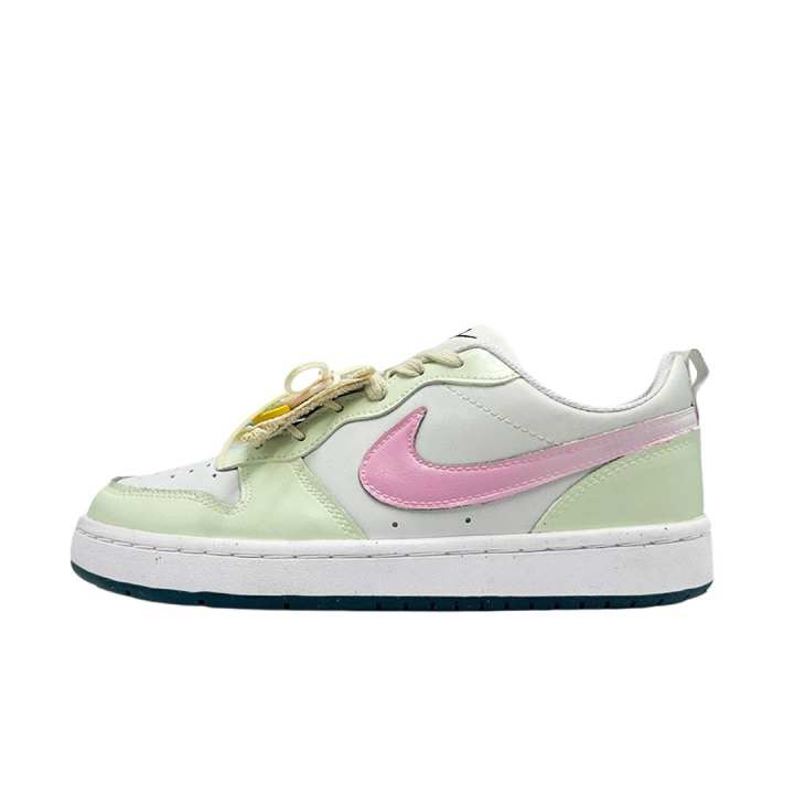 Nike Nike Court Borough Peach Buttons Synthetic Leather Abrasion Resistant Abrasion Resistant Low top
