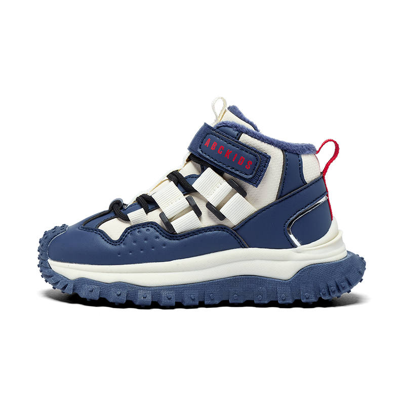 ABC KIDS Synthetic Leather Fleece Lined Comfortable Slip Resistant Cushioning Abrasion Resistant High top
