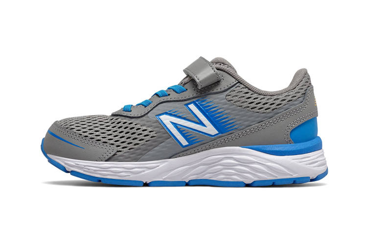 New Balance New Balance Comfortable Cushioning Low top Kids' Running Shoes Gray Blue Kids'