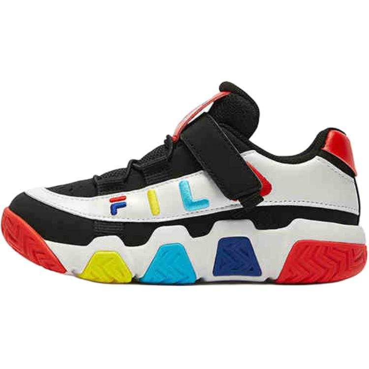 FILA KIDS Abrasion Resistant Support Abrasion Resistant Support Low top Children's Basketball Shoes Black Kids'