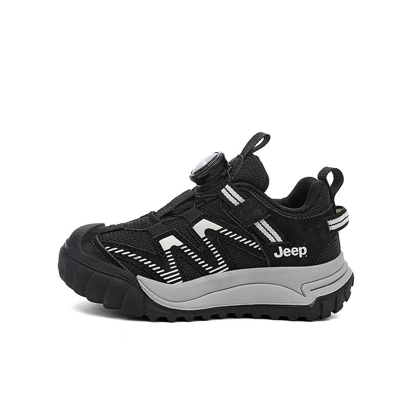 Jeep Anti Kick Abrasion Resistant Lightweight Cushioning Low top Kids' Running Shoes Teenagers