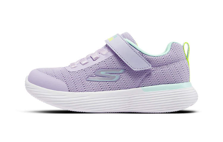 Skechers Hook and loop Abrasion Resistant Abrasion Resistant Low top Kids' Running Shoes Lavender/Multicolor