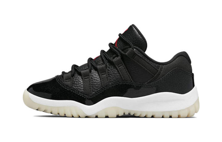 Jordan Jordan Air Jordan 11 Retro Low top Children's Basketball Shoes Black White Red Kids'
