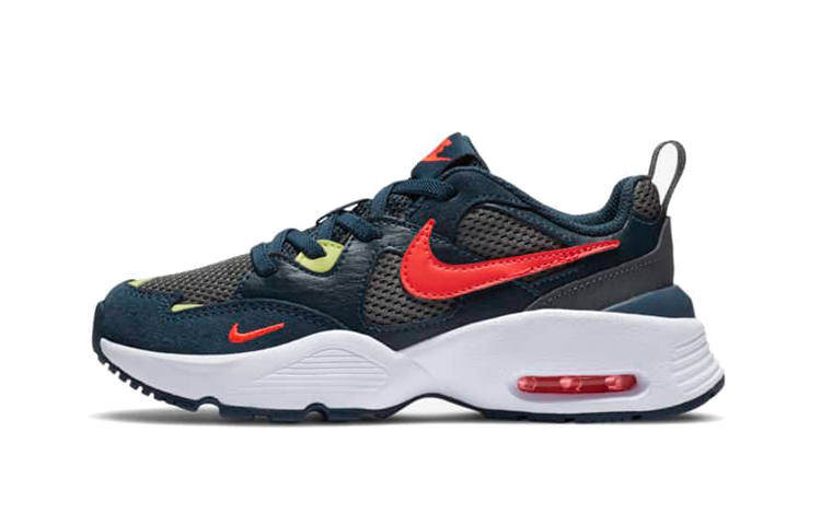 Nike Nike Air Max Fusion Kids Lifestyle Shoes Dark Blue Red Children Aged 3 7 Years Old