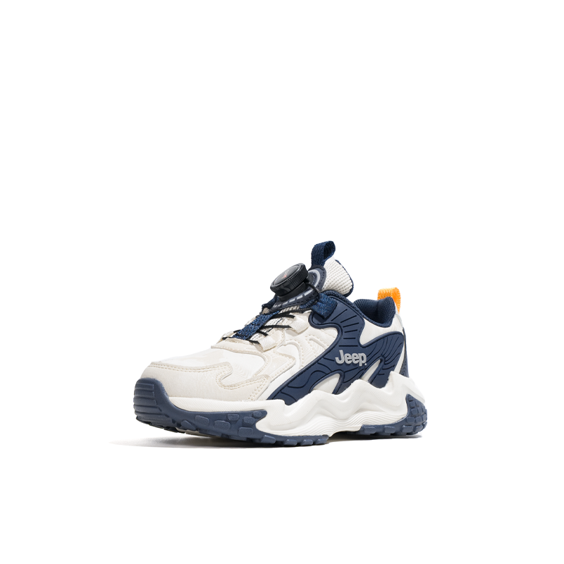 Jeep Low top Kids Lifestyle Shoes Dark Blue Beige Kids'