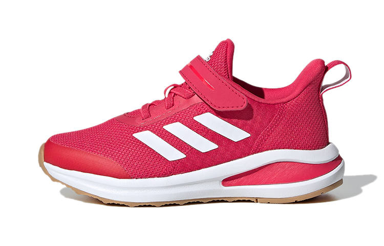 Adidas Adidas Fortarun El Gum Low top Kids' Running Shoes Red White Children Aged 3 7 Years Old