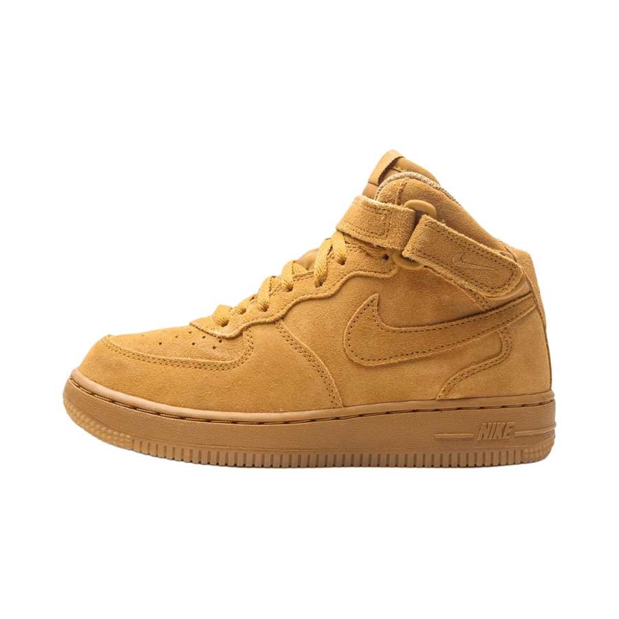 Nike Nike Air Force 1 LV8 'Wheat Pack' Wheat Mid top Kids' Skateboarding Shoes Brown Children Aged 3 7 Years Old