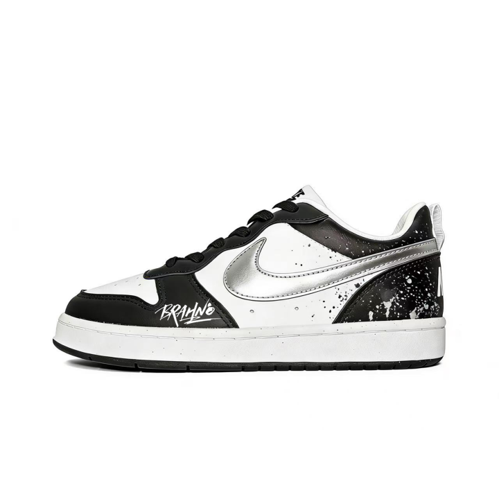 Nike Nike Court Borough Black Currant Synthetic Leather Slip Resistant Abrasion Resistant Slip Resistant Abrasion Resistant