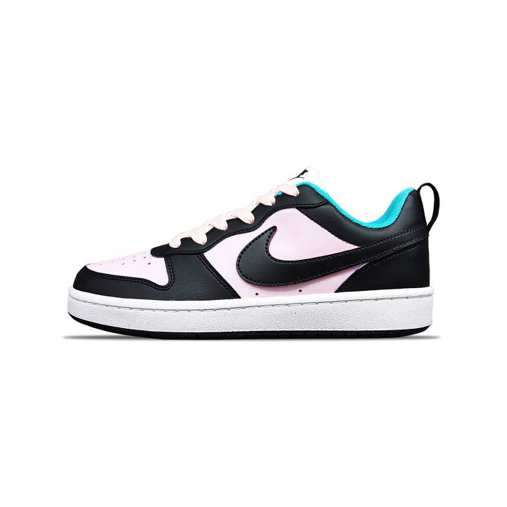 Nike Nike Court Borough Synthetic Leather Cushioning Abrasion Resistant Cushioning, Wear Resistant Low top