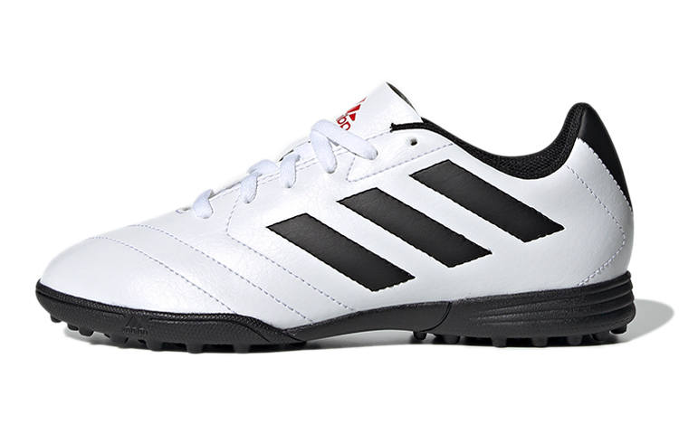 Adidas Adidas VII Tf J Abrasion Resistant Low top Kids' Soccer Shoes White Black Children Aged 3 7 Years Old