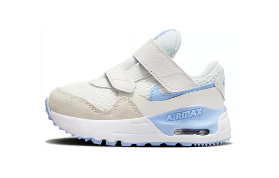 Nike Nike Air Max SYSTM Abrasion Resistant Abrasion Resistant Low top Toddler Shoes White Blue Infant And Toddler