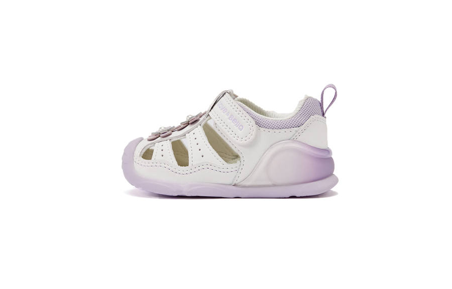 DAVE&BELLA Slip Resistant Anti Kick Abrasion Resistant Breathable Toddler Shoes Purple Pink Children Aged 3 7 Years Old