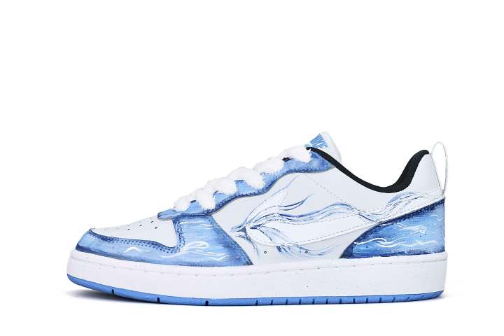 Nike Nike Court Borough Phantom Sea Spirit Synthetic Leather, Leather Cushioning Lightweight Cushioning Low top