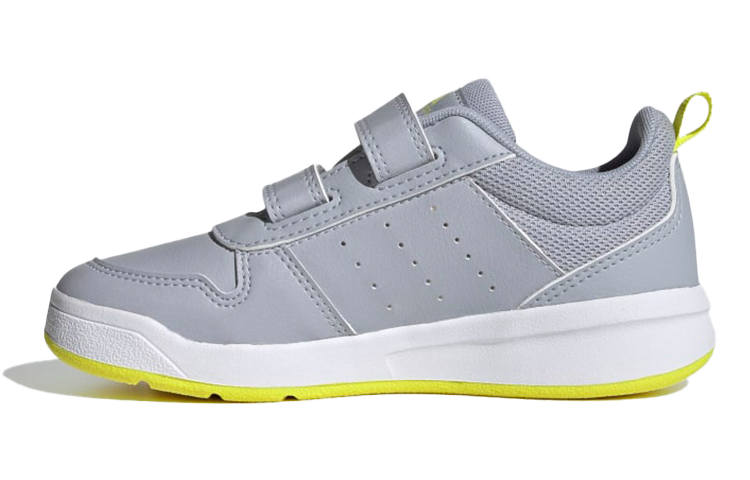 Adidas Adidas TENSAUR K Breathable Abrasion Resistant Slip Resistant Low top Kids' Running Shoes Gray Green Kids'