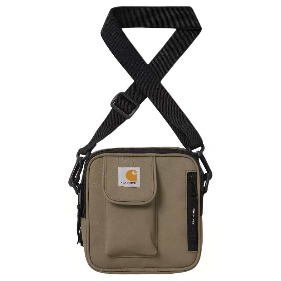 Carhartt WIP ESSENTIALS Recycled Polyester Canvas Shoulder Bag Small Men's Khaki Green