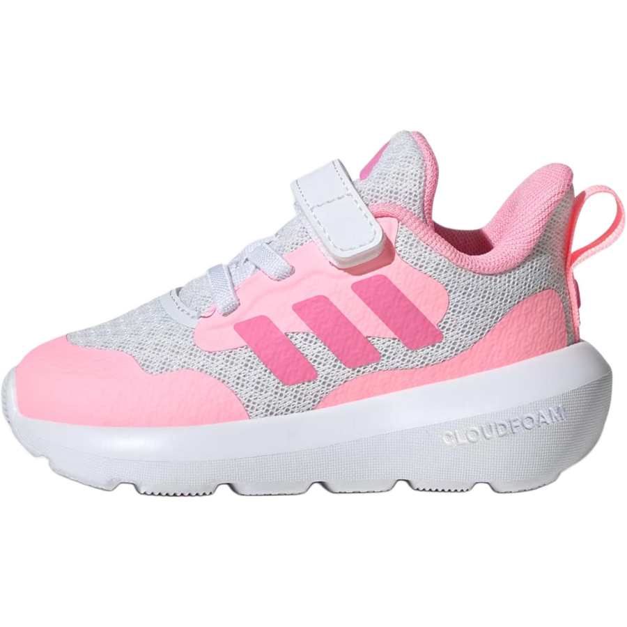 Adidas Adidas Fortarun 2.0 Slip Resistant Abrasion Resistant Low top Toddler Shoes Pink/White Infant And Toddler