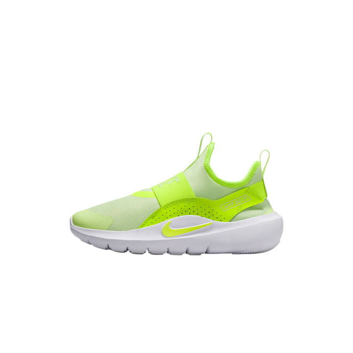 Nike Nike Flex Runner 4 Abrasion Resistant Running Shoes White Green Unisex