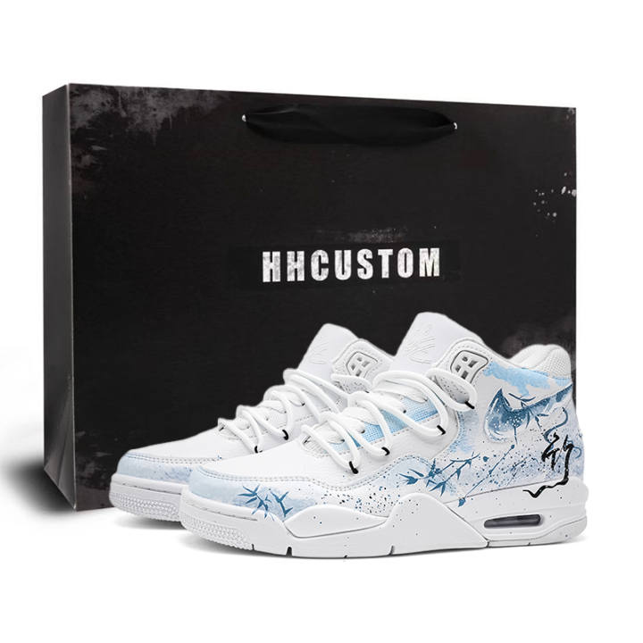 Nike Nike Flight Legacy Bamboo Rhyme Synthetic Leather Slip Resistant Cushioning Abrasion Resistant Low top Skateboard Shoes