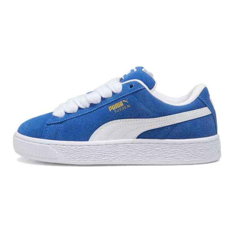 PUMA Suede XL Abrasion Resistant Low top Kids' Skateboarding Shoes Blue