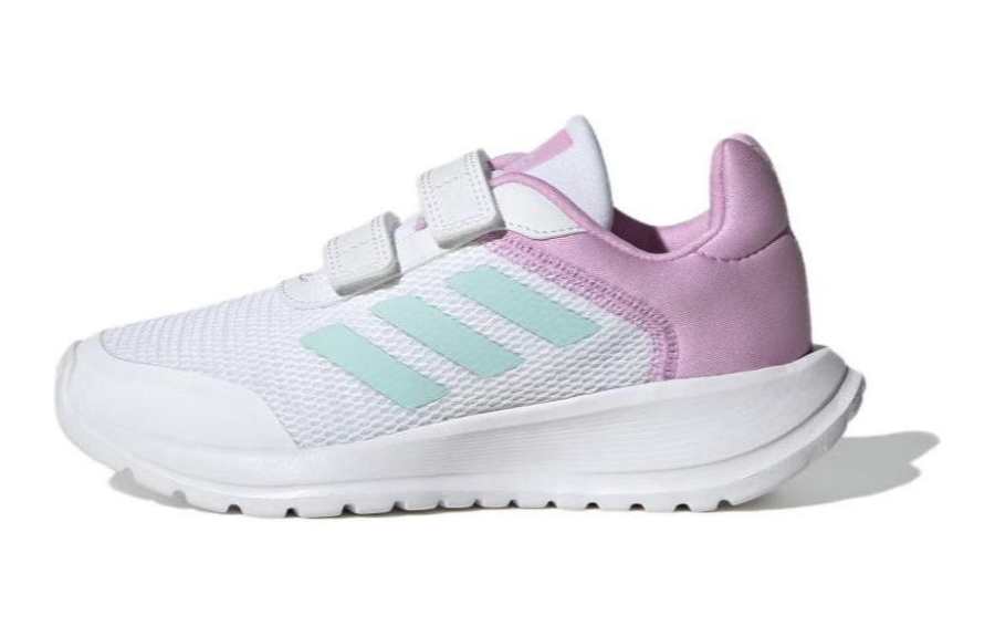 Adidas Adidas TENSAUR RUN 2.0 Run 2.0 Cushioning, Wear Resistant Low top Kids' Running Shoes White Purple Blue Kids'