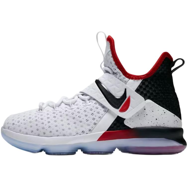 Nike Nike Lebron 14 Mid top Basketball Shoes White Black/University Red Unisex