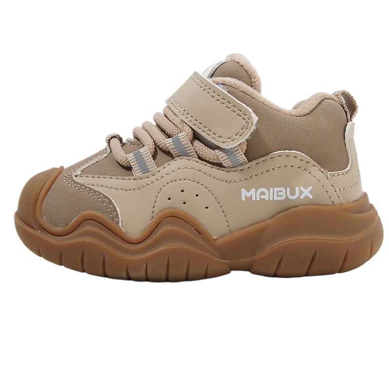 MAIBUXIONG Casual, Comfortable, Fleece Lined Slip Resistant Slip Resistant Low top Toddler Shoes Infant And Toddler