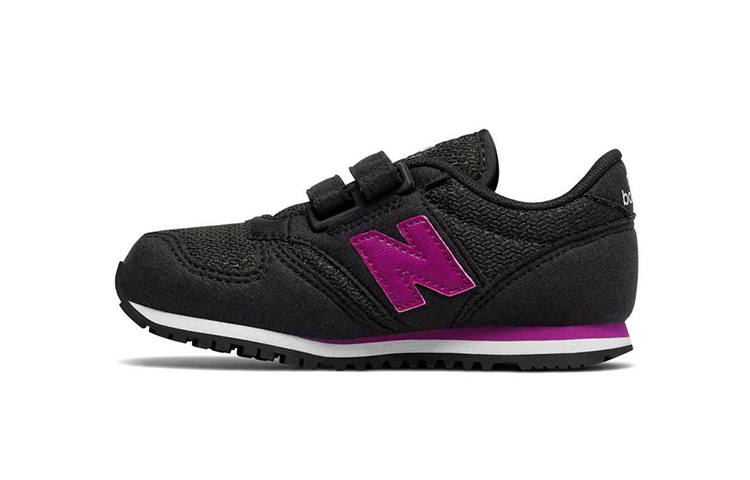 New Balance New Balance NB 420 Hook And Loop Low Top Toddler Shoes Black Purple Infant And Toddler