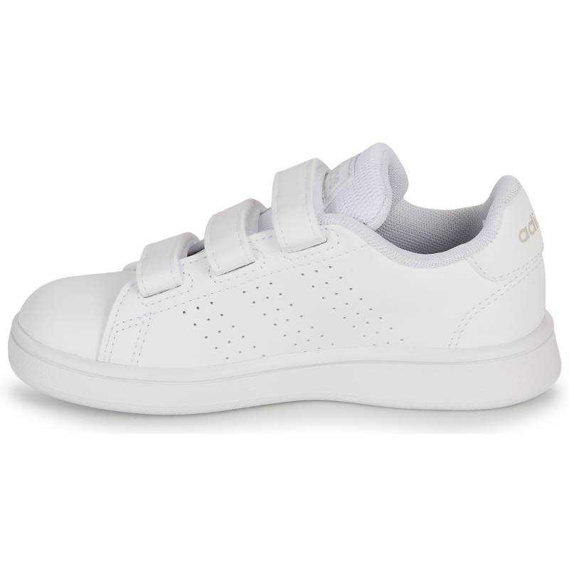 Adidas Adidas Advantage CF C Comfortable Abrasion Resistant Breathable Low top Kids' Skateboarding Shoes White Kids'