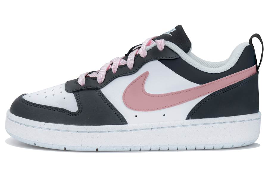 Nike Nike Court Borough Low top Kids' Skateboarding Shoes White Black Pink Teenagers