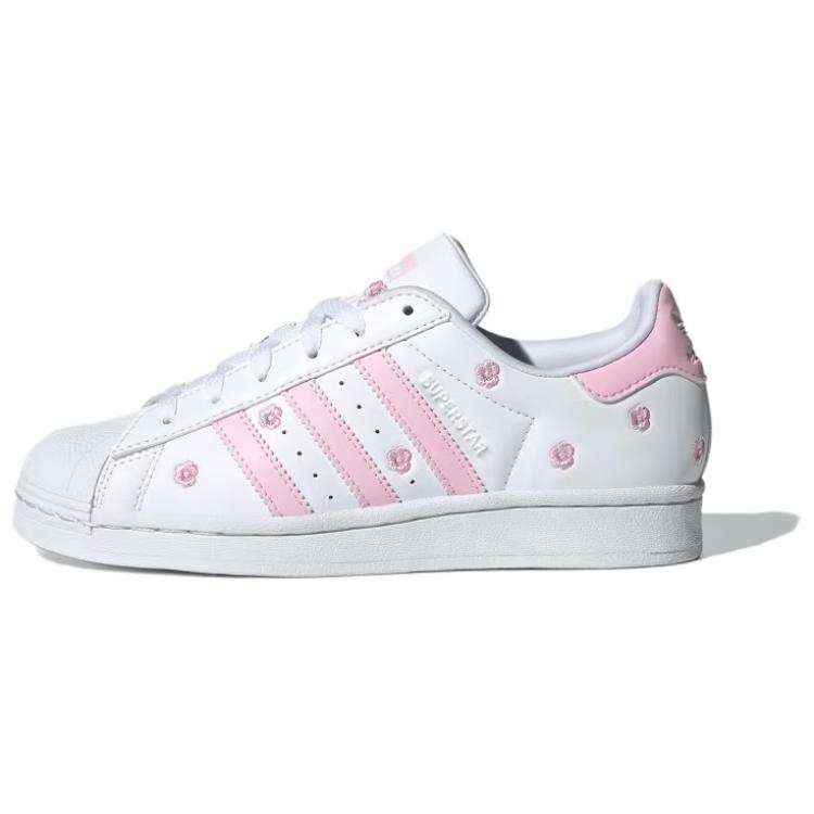Adidas Originals Adidas Superstar J 'Pink Floral Embroidery'