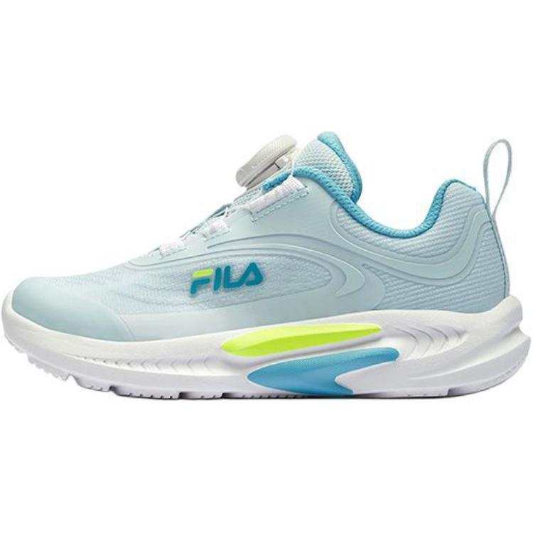 FILA KIDS BOA Speedboat Slip Resistant, Abrasion Resistant, Lightweight Cushioning Kids' Running Shoes Blue